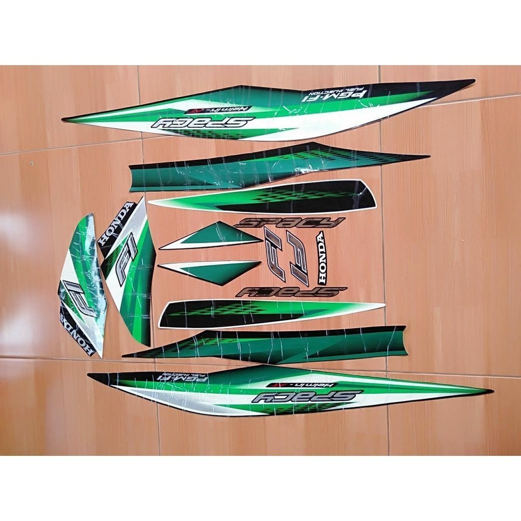stiker ori striping motor honda spacy FI 2014 2015