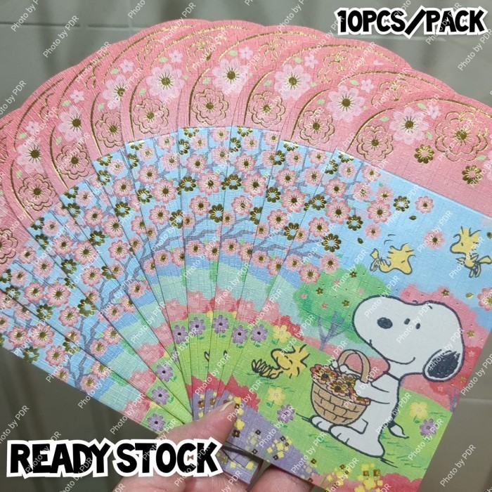 

Amplop Ampao AngPao isi 10 Snoopy Original Flower Basket