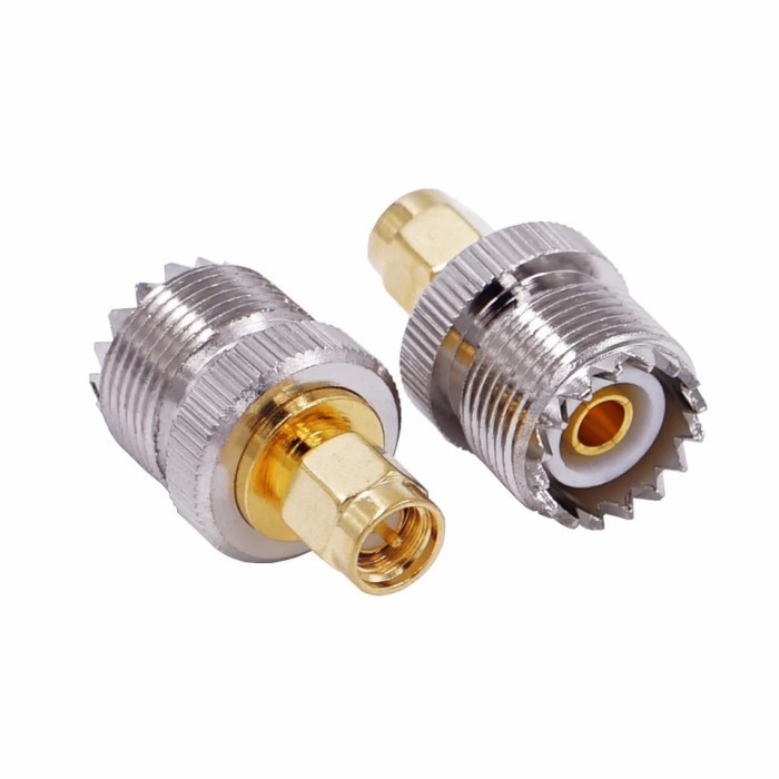 Konektor SMA Male to PL Female PL-259 SO-239 adapter