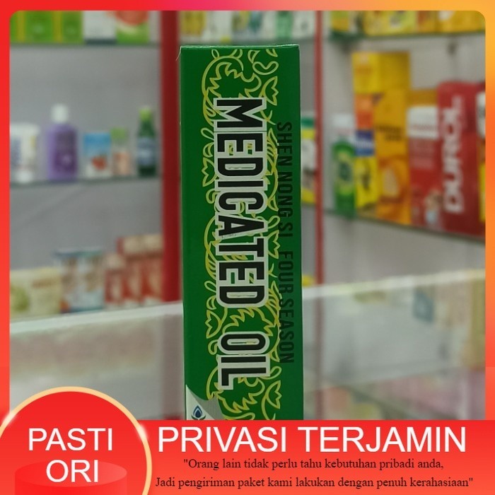 Medicated Oil / Shen Nong Si Four Season Medicated Oil / Minyak Angin Cina