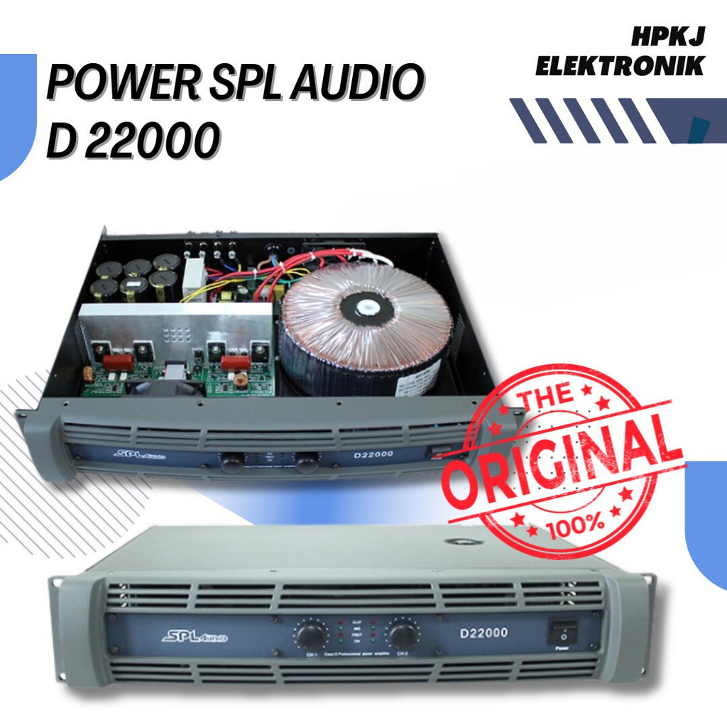 POWER AMPLIFIER SPL AUDIO D 22000 Power Spl Audio D22000 Class D