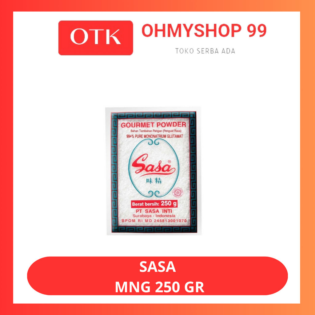 

Sasa MSG Bumbu Penguat Rasa Micin 250gr