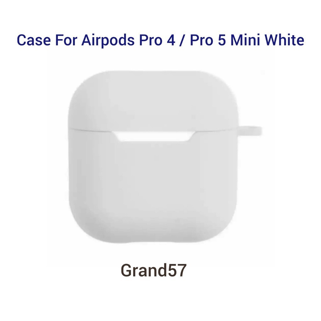 Case Airpods Pro 4 Mini Pro 5 Airpod Robot T50S Silicone Silicon White