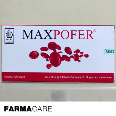 Promo Maxpofer Suplemen Zat Besi