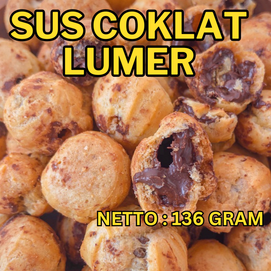

500 g kue sus coklat ISI LUMER DI MULUT