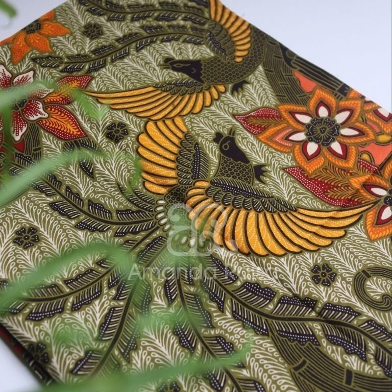 Kain Batik Meteran Potongan Motif Merak Ijo