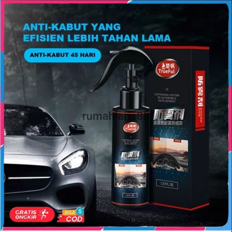 Terlaris Nano Coating Pelindung Anti Air Hujan Embun Kaca Mobil Trueful 120Ml |Cairan Poles Mobil Na
