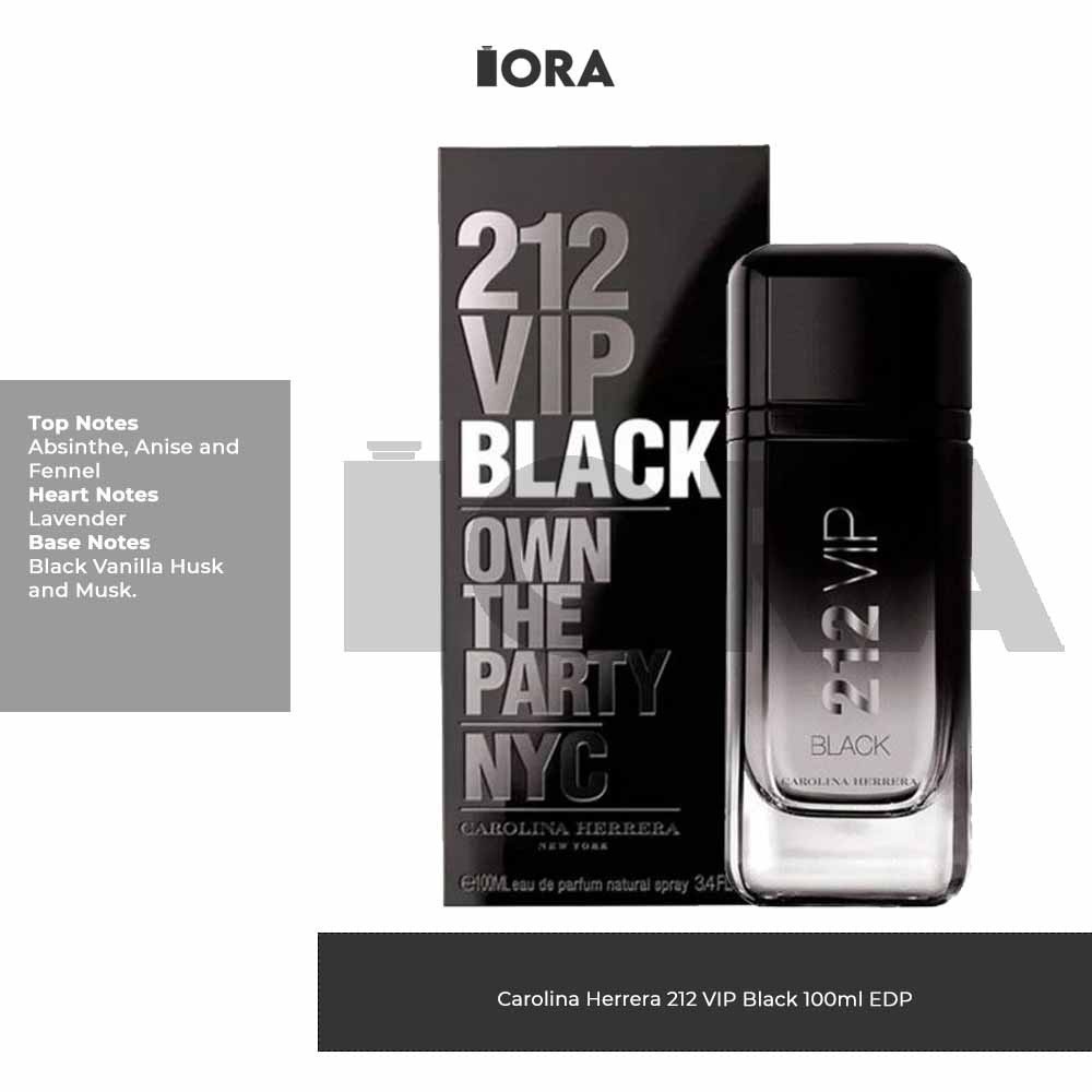 CAROL*** HERRERA 212 VIP Black 100ml EDP - Parfum Original