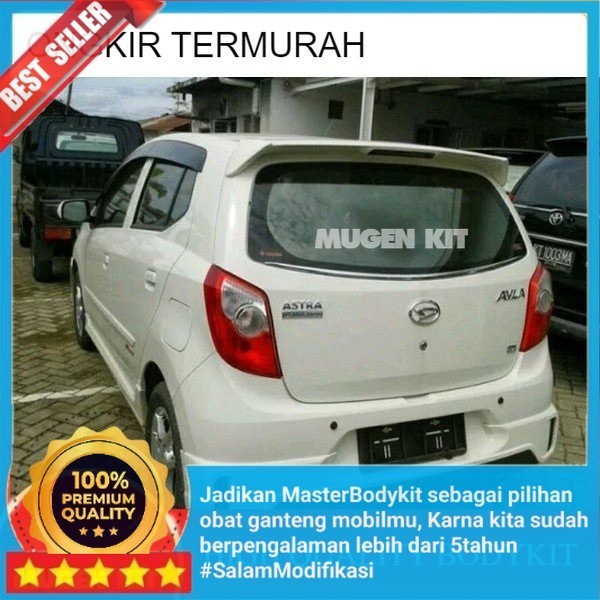 AKSESORIS MOBIL  BODYKIT DAIHATSU AYLA M SPORTY Kuat-Tebal-Lentur Grade A Kualitas Grade A kuat-teba