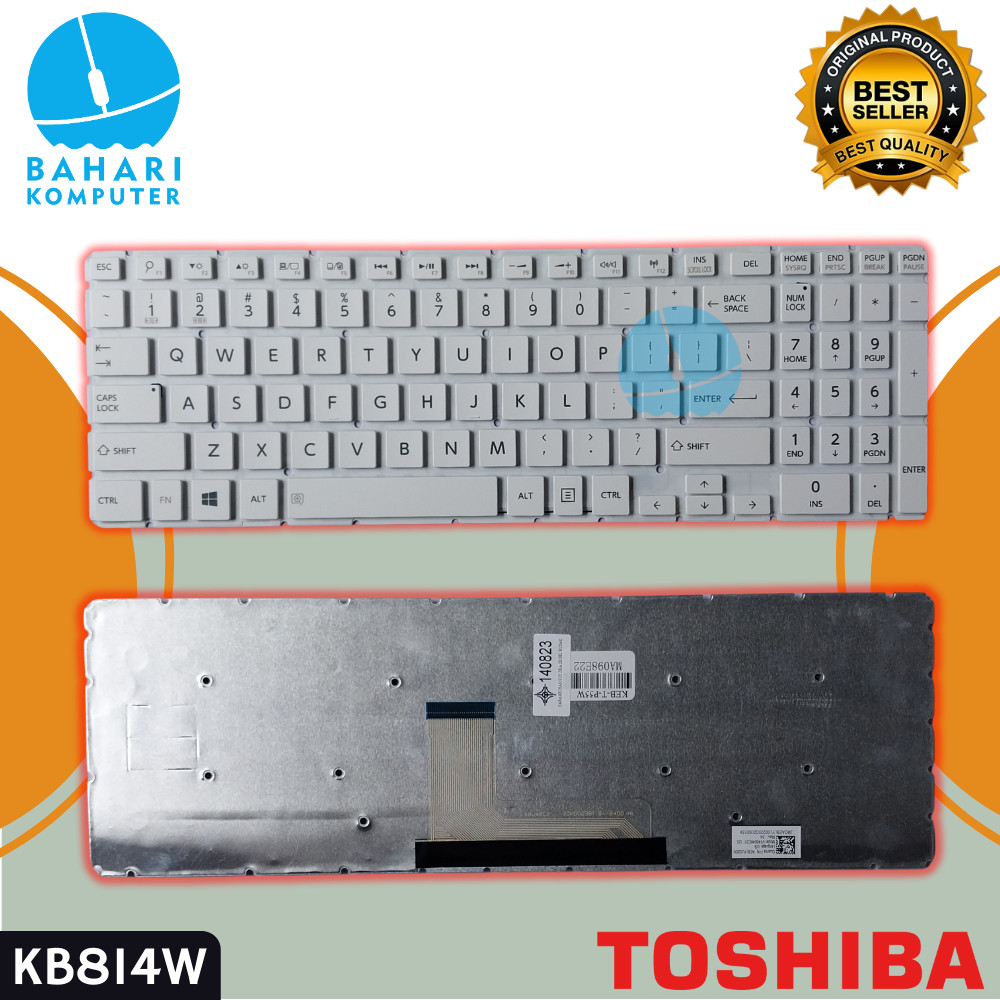 Keyboard Toshiba Satellite P55 P55-A P55-B P55W P55W-B P55W-C Putih