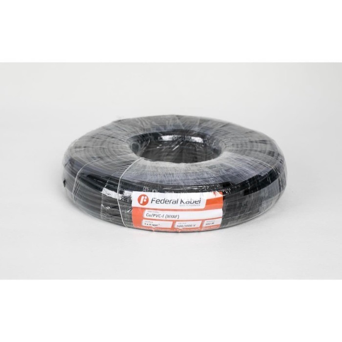 Federal Kabel Listrik Tunggal Serabut NYAF 6 mm 6mm Ecer Per Meter
