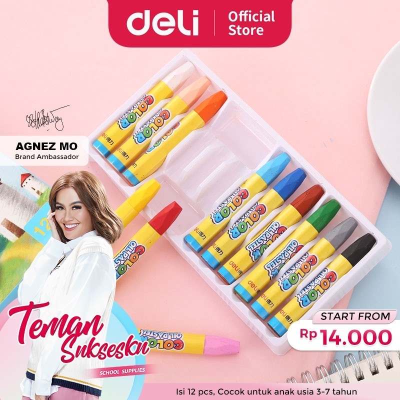 

Deli 6964 crayon oil pastel 36 colors - 18 color 6962