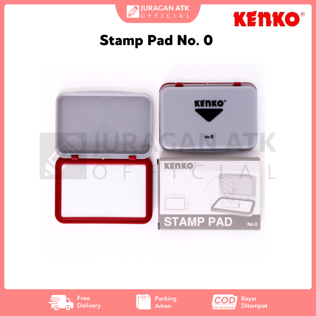 

Stamp Pad Kenko No. 0 / Bantalan Stempel Kenko No. 0