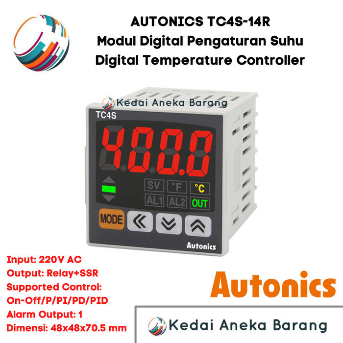 Temperature Controller Digital Autonics TC4S-14R TC4S 14R Temperatur