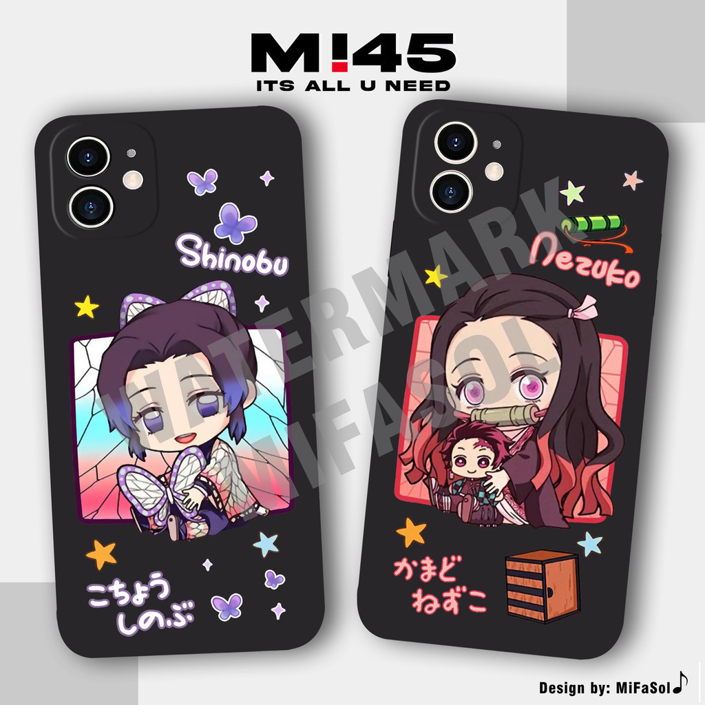 Demon Slayer Nezuko Shinobu Case Oppo A15 A12 A3S A5S A16 A78 A17 A57 A16K A18 A38 A58 RENO8 RENO7 R