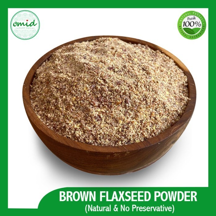 

500 gr | Organic Brown Flaxseed Powder - Tepung Biji Rami Cokelat