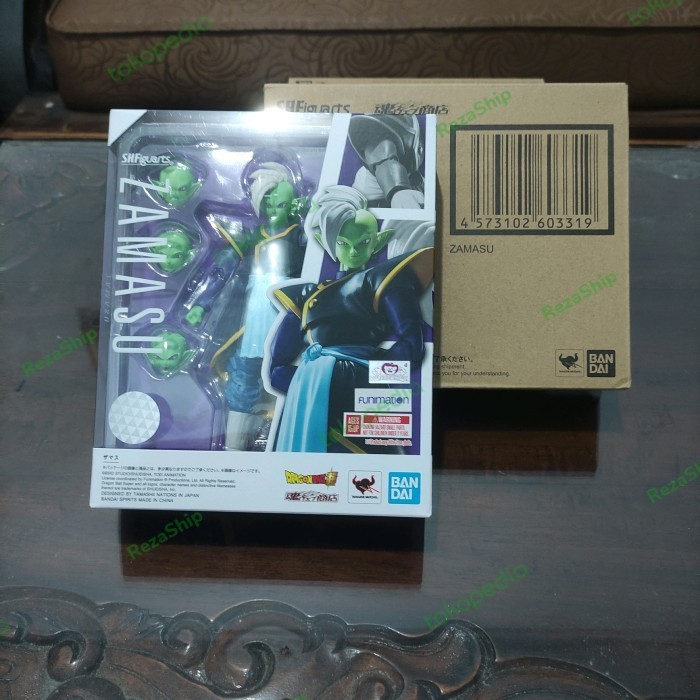 Shf Zamasu Event Exclusive dragon ball super bandai ori not potara