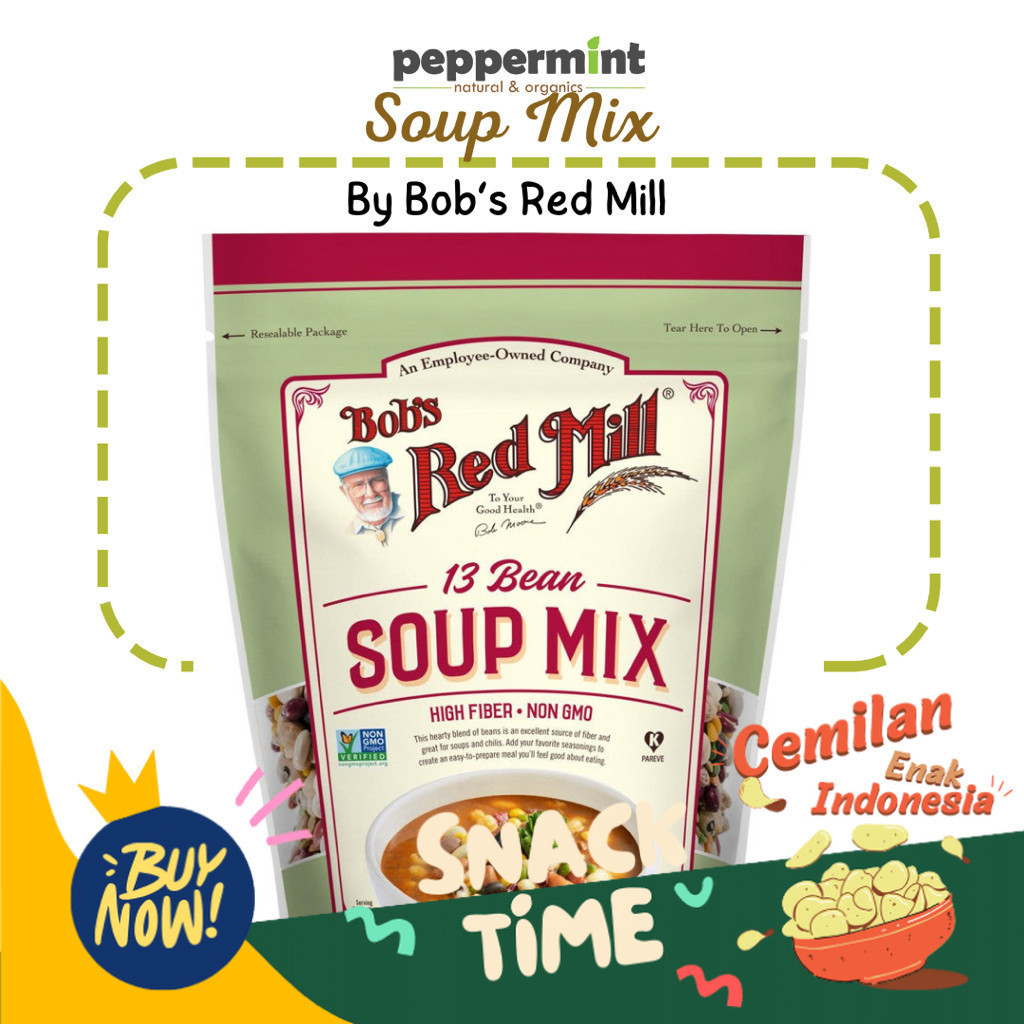 

Special Diskon Bob's Red Mill 13 Bean Soup Mix / Kacang-Kacangan (29oz/822gram)