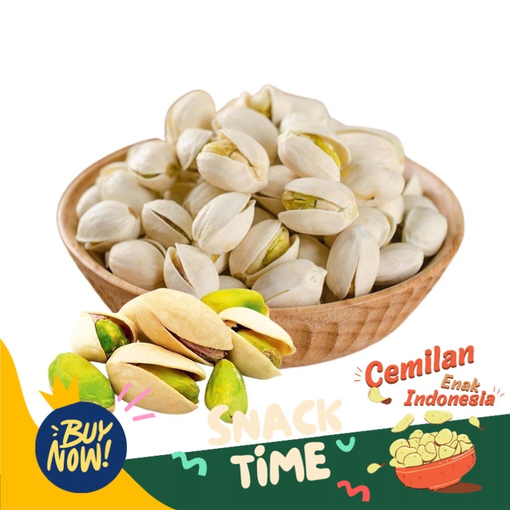 

Special Diskon Kacang Pistachio Snack Sehat Kacang Fustuk Oleh-Oleh Haji Umroh