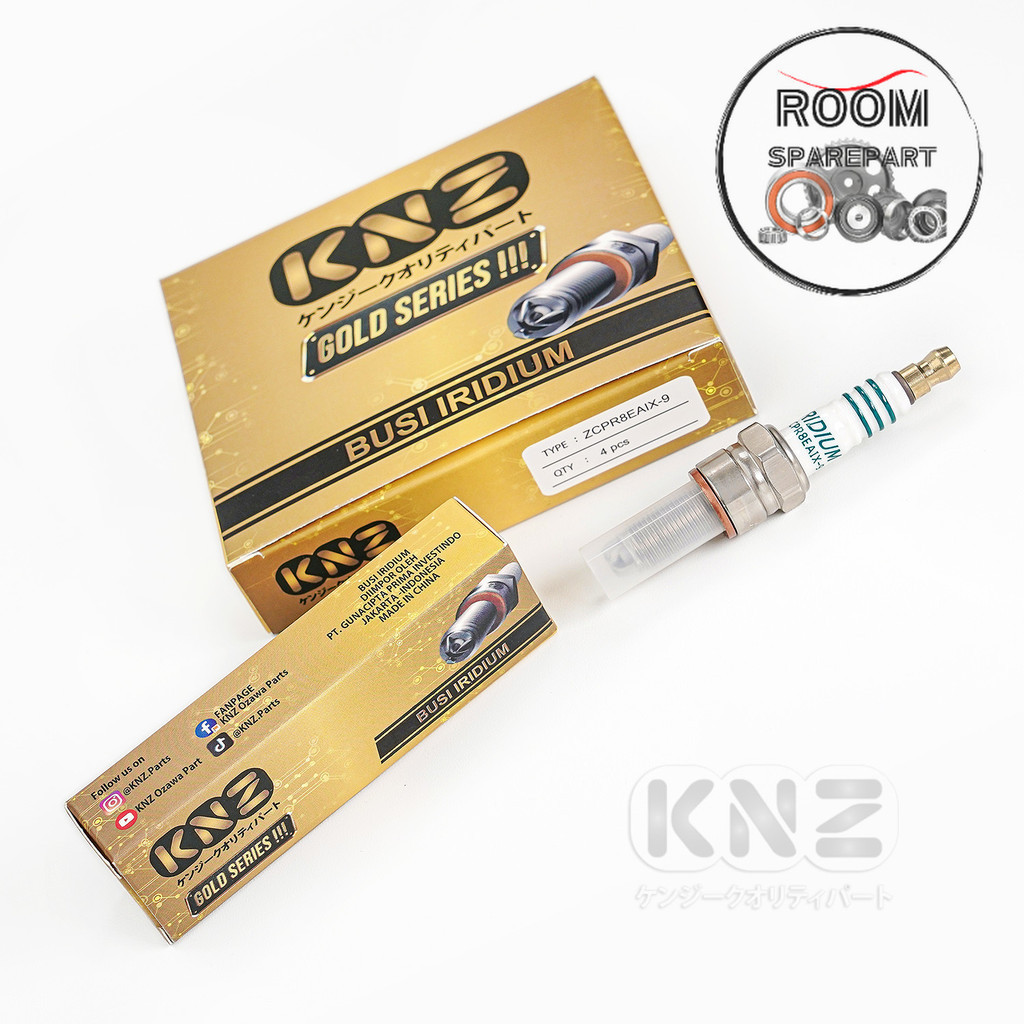 Knz Busi Iridium Busi Racing Harian Iridium ZCPR8EAIX-9 KNZ Gold