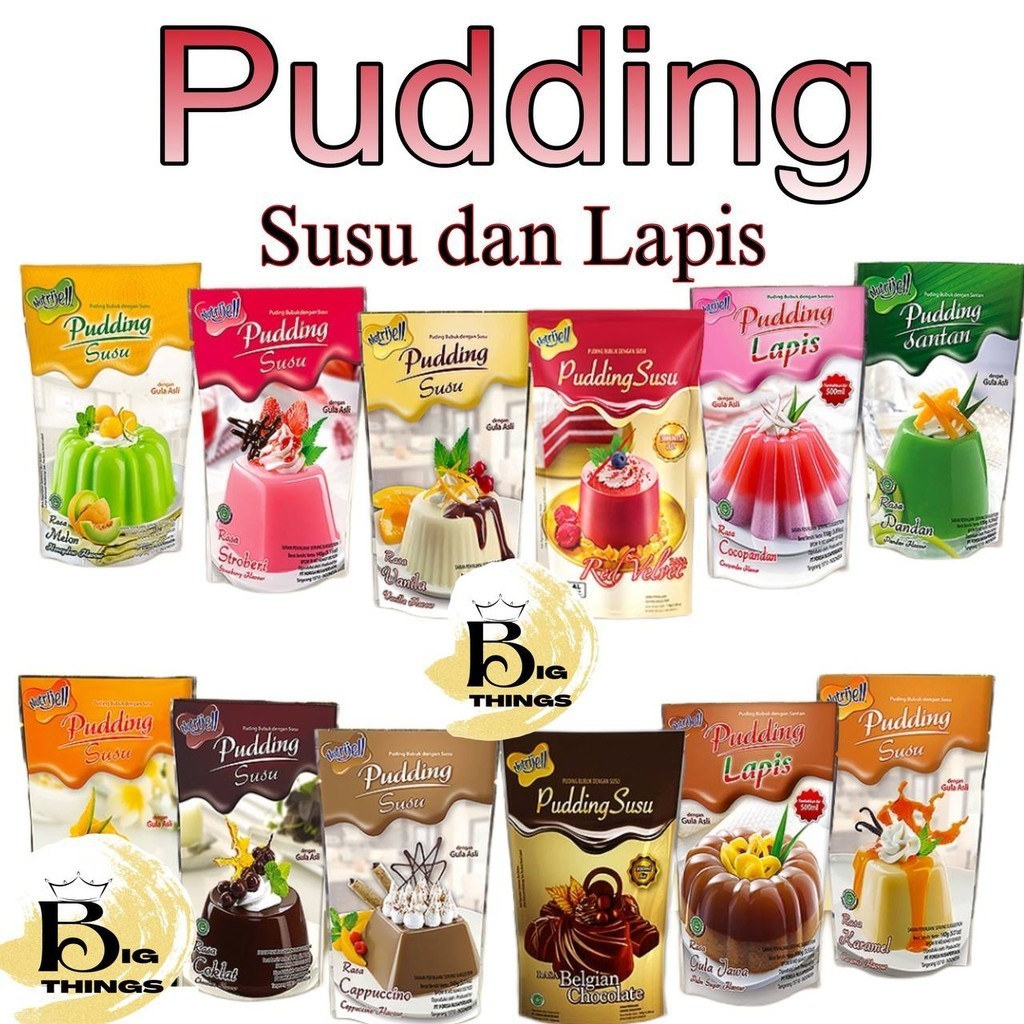 

Puding susu Nutrijel Puding Lapis Nutrijell Powder Berbagai Rasa Buah By Forisa