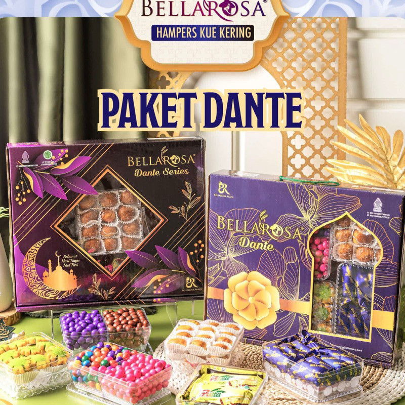 

DISKON (ISI 8) Paket Kue Kering Hampers Lebaran Bellarosa Dante Isi 6 Toples // Hampers Murah