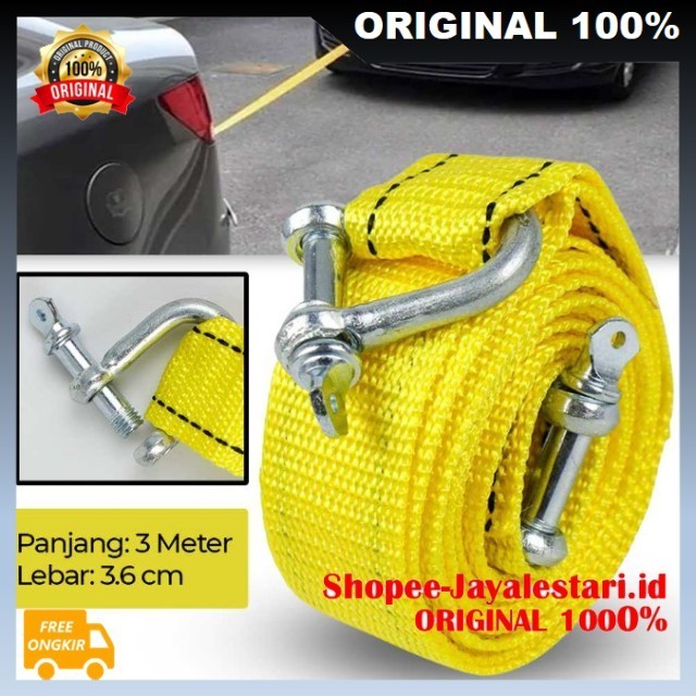 Tali Derek Mobil Alat Bantu Derek Mobil Emergency ORIGINAL