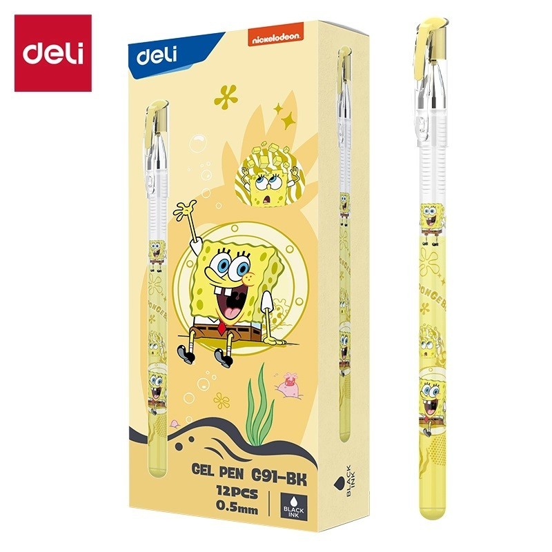 

Gel Pen / Pulpen Gel Deli Spongebob EG91-BK