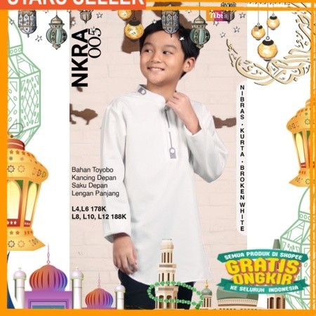 KOKO ANAK KURTA NIBRAS NKRA 005/ Pink Dusty Fanta Merah muda