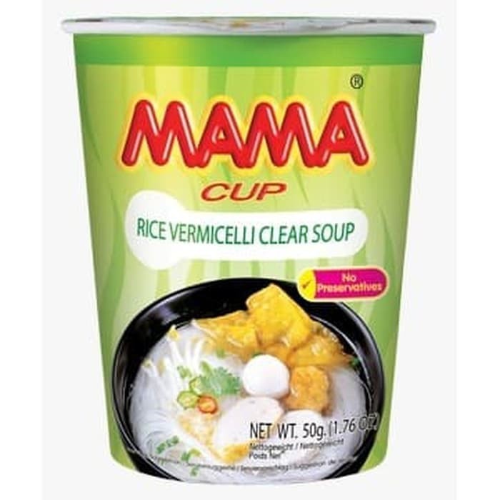 

MAMA Cup Rice Vermicelli Clear Soup 50 gr