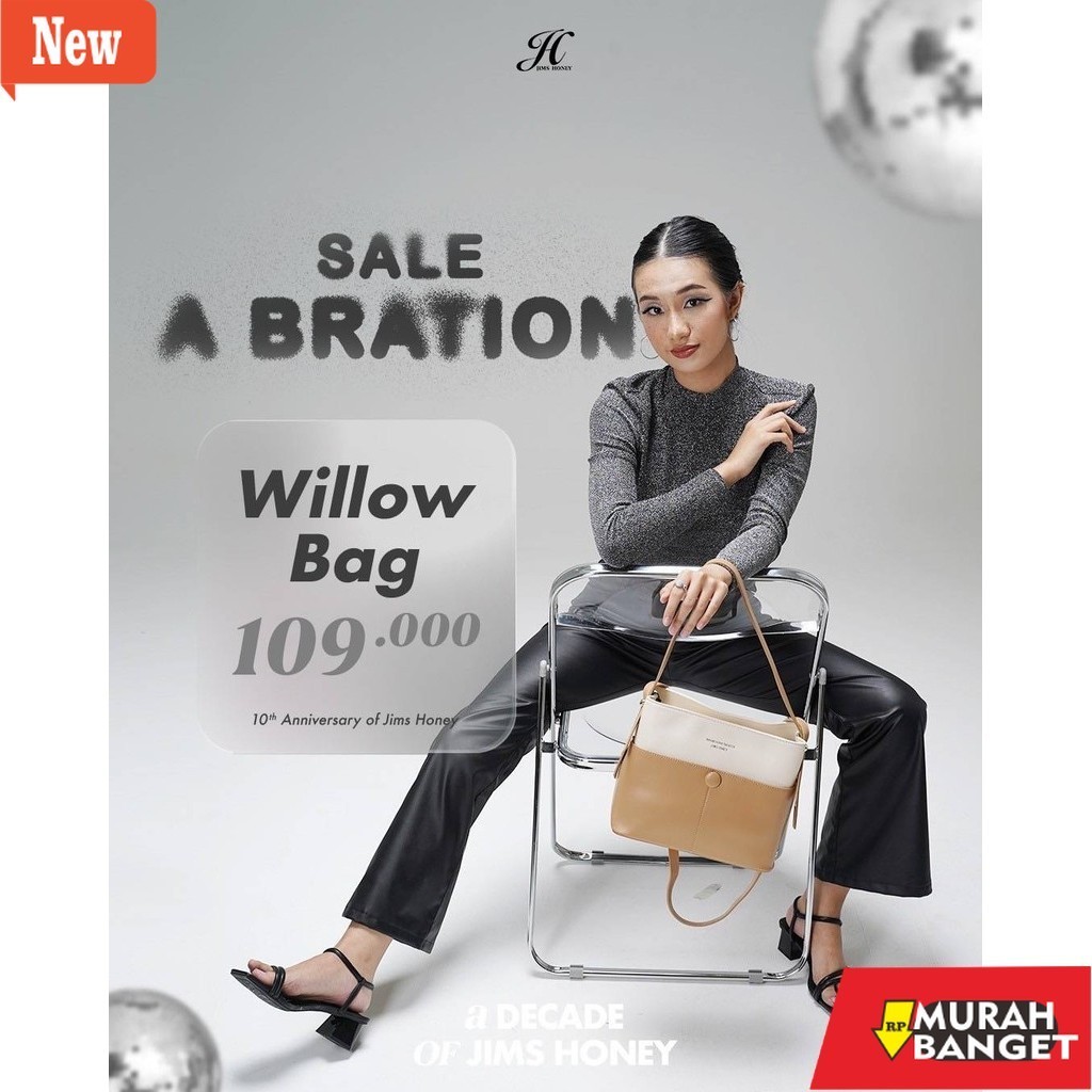 Tas untuk lebaran- JIMS HONEY TAS SELEMPANG WANITA WILLOW BAG