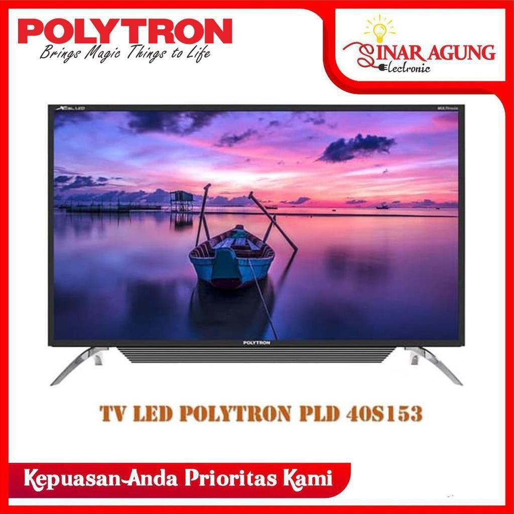 TV LED Polytron 39 Inch 40S153 DVBT2 Garansi Resmi