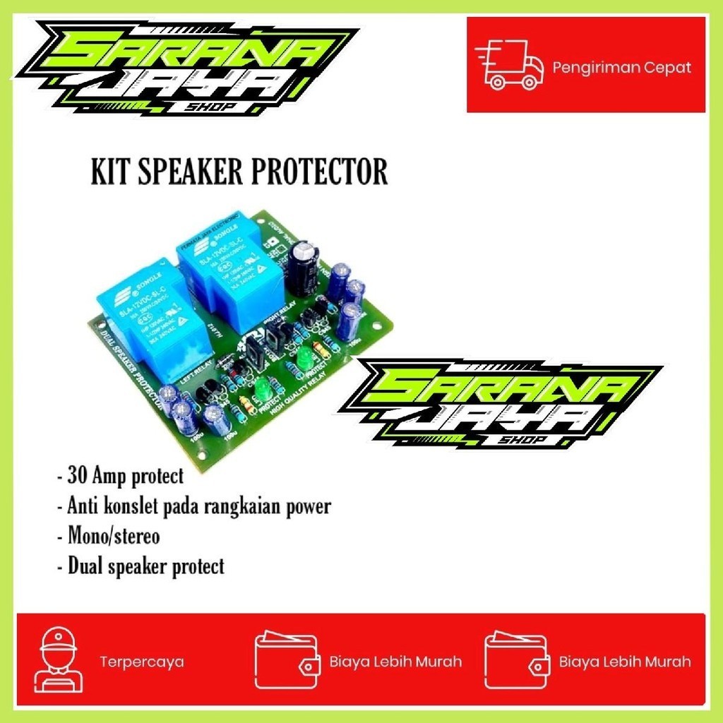 Speaker Protektor Setereo Anti Konslet +OCP 30A