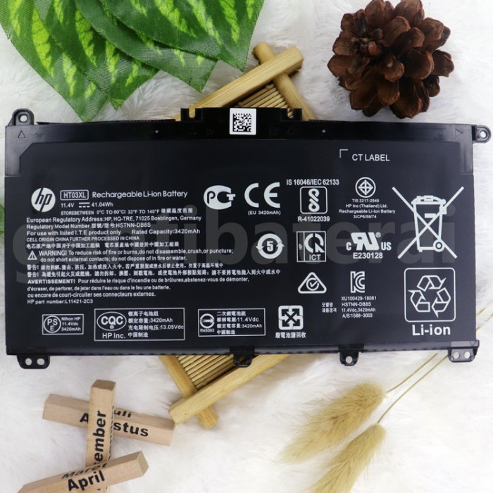 Baterai Laptop HP 14s-CF3018TX 14s-CF3019TX 14s-CF3020TX 14s-CF3021TX NEW