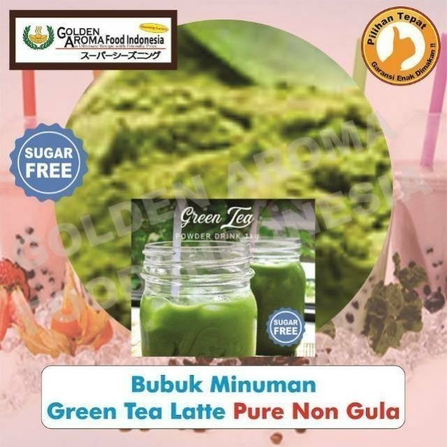 

Bubuk Minuman Green Tea Latte Pure Non Gula 500 Gr Teh Hijau Green Tea Powder No Sugar Tanpa Gula