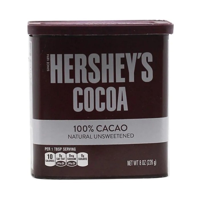 

HERSEYS COCOA COKELAT BUBUK 226G - COCOA CHOCOLATE