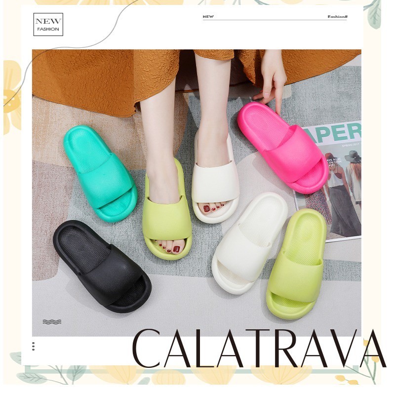 2268 [CALATRAVA] Sandal Selop Wanita Jelly Calatrava Sendal Rumah Wanita Karet | Sandal Selop Karet 