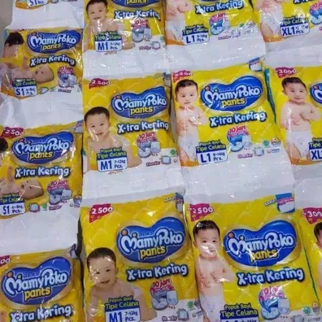 PROMO Pampers Anak Bayi Balita / Popok Anak Bayi Balita / Diapers Celana Anak MamyPoko Pants X-tra k