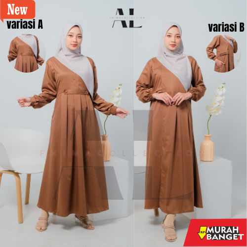 Gamis wanita untuk lebaran- GAMIS DINAS KEKI PNS/PDH/PEMDA gamis putih dan hitam/gamis umroh dan haj
