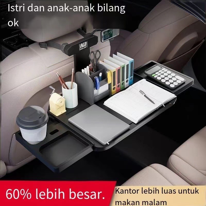 Meja kecil mobil/meja makan belakang mobil/meja lipat/meja jok belakang mobil/stand komputer mobil