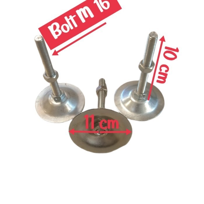 Kaki Adjuster Conveyor M16 / Adjuster Foot Kaki Meja M16