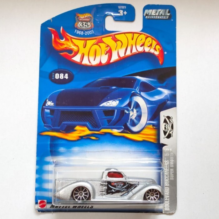 HW Hot Wheels Super Smooth Boulevard Buccaneers silver -DD24