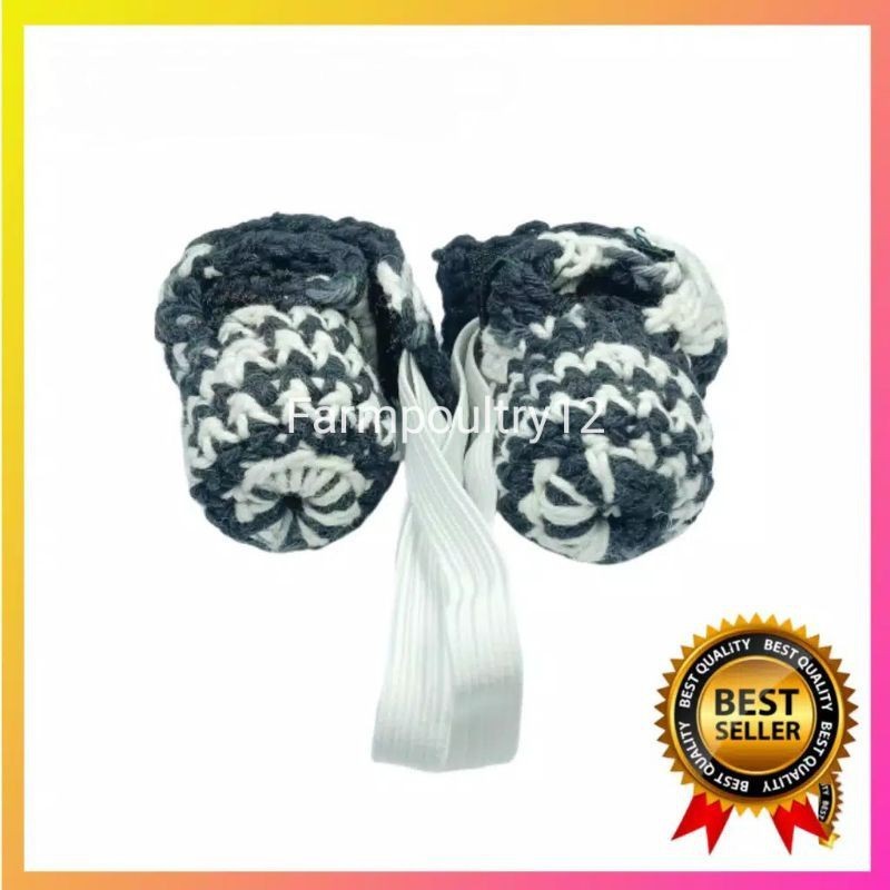 Bungkus Jalu/Bungkus Taji Rajut bungkus jalu/taji ayam bahan rajut lebih kuat