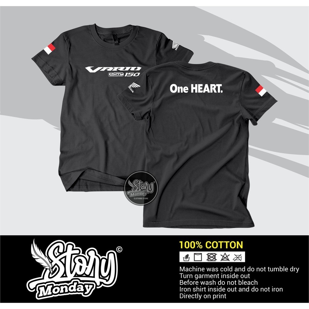 TSHIRT BAJU KAOS HONDA VARIO 150 / KAOS MOTOR / KAOS KUMUNITAS MOTOR / VARIO COMMUNITY