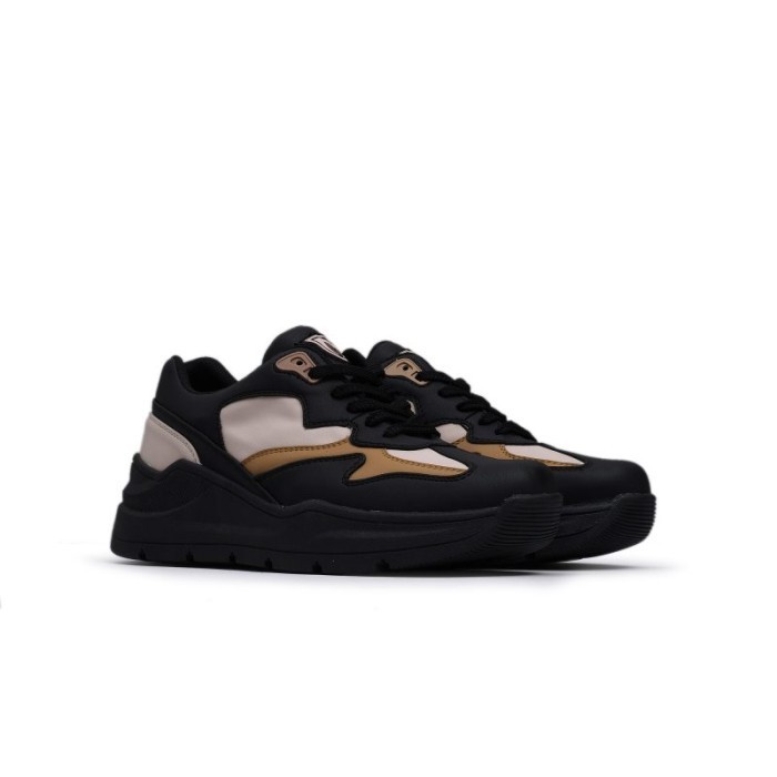 Sepatu Milware Hillier Mine Men Sepatu Sporty Casual Coklat Hitam - 39 - 39