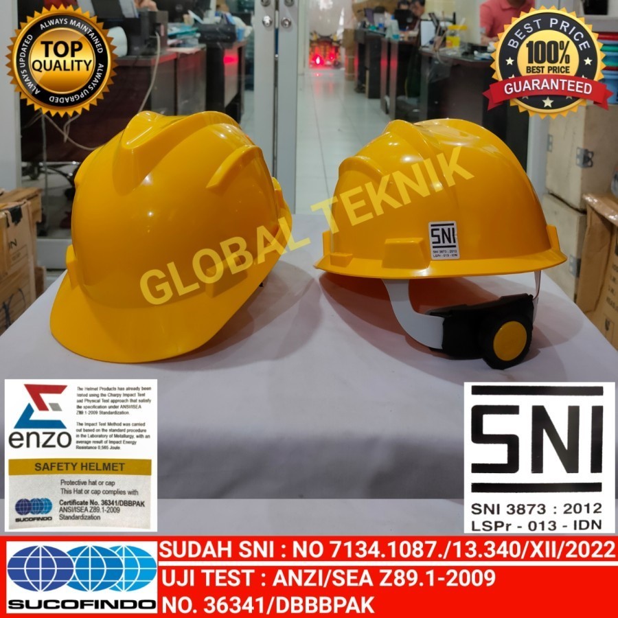 SAFETY Helm Safety FASTRACK Kuning Helm Proyek Helm Proyek Fast Track Helm Proyek Fast Track KUNING 