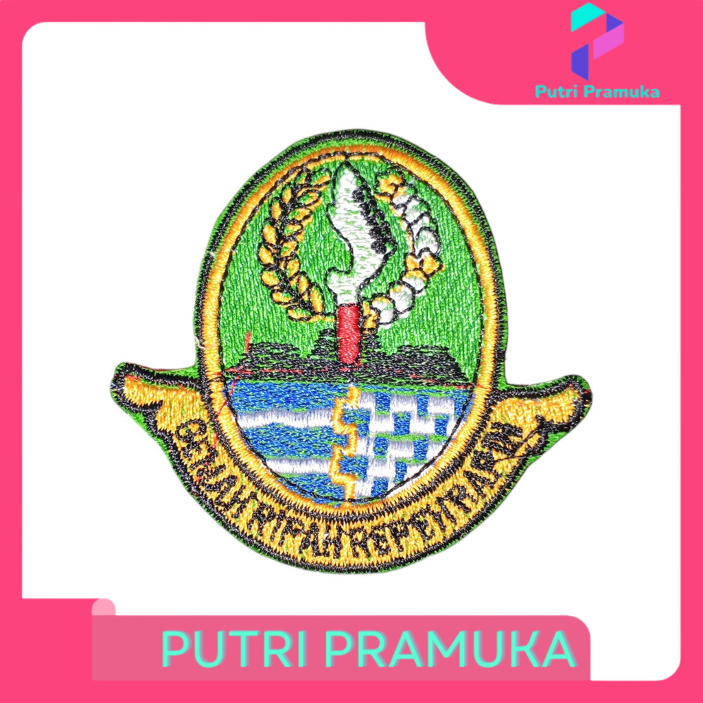 Bet Atribut Bordir PNS Logo Provinsi Jawa Barat