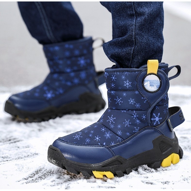 KIDS WINTER SNOWY BOOTS THERMAL SEPATU ANAK PEREMPUAN LAKI MUSIM DINGIN