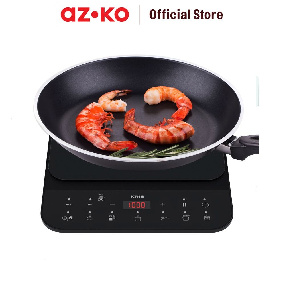 AZKO Kris Kompor Listrik 1 Tungku 100-1000 watt - Hitam Electric Stove Kompor Elektrik 1 Tungku Perl