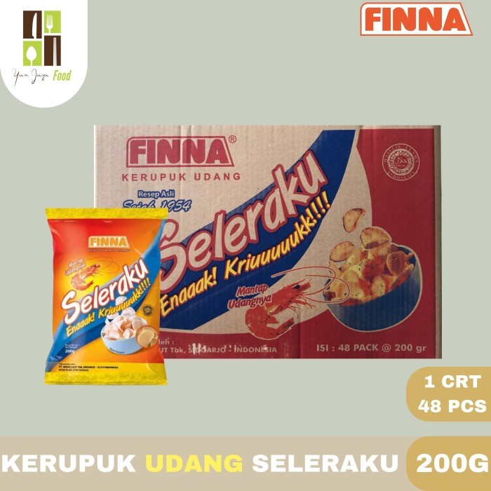 

Kerupuk Udang Seleraku Krupuk Mentah Finna [200g] 1 Carton 48 Pcs
